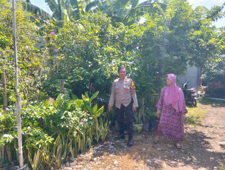 Kapolsek Tanggulangin Dorong Bhabinkamtibmas Proaktif Sambangi Warga, Dukung Ketahanan Pangan