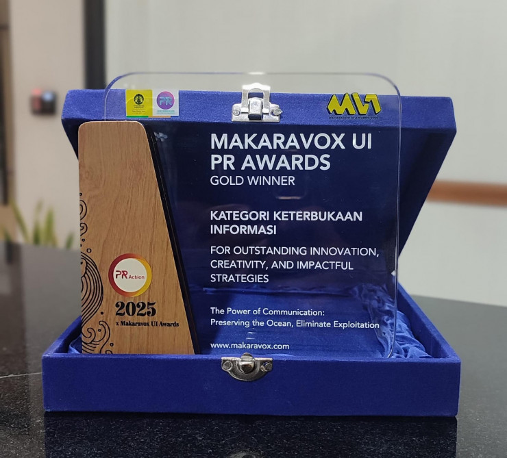Divhumas Polri Raih Gold Winner Kategori Keterbukaan Informasi di Makaravox UI PR Awards 2025