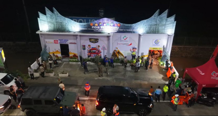 Dibangun Mirip IKN, Posyan Polres Probolinggo Manjakan Pemudik Dengan Berbagai Fasilitas Layanan Gratis