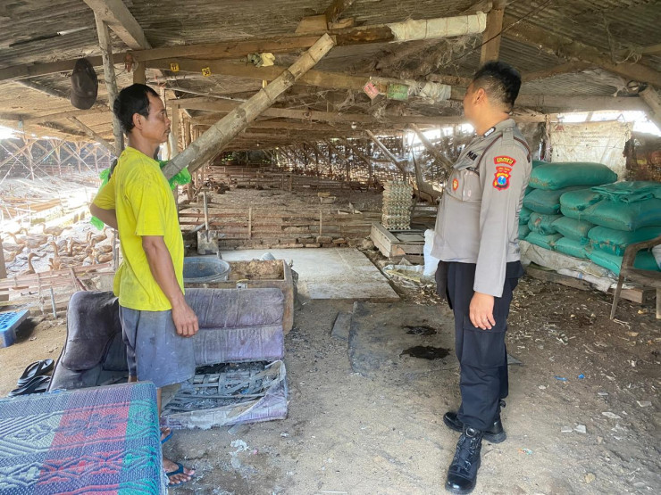 Polisi Cinta Peternak Bebek Kompak Dukung Ketahanan Pangan Polresta Sidoarjo